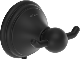 Mexen Lusso dvivietis rankšluosčio kabliukas, juodas - 70A16812-70