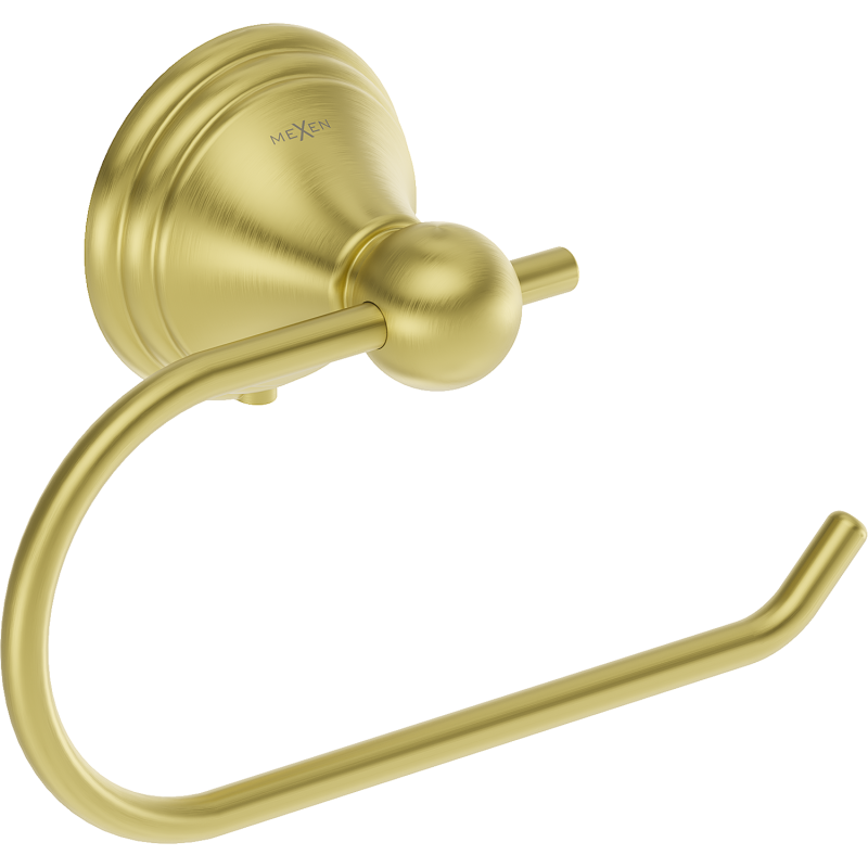 Mexen Lusso tualetinio popieriaus laikiklis, šlifuotas auksinis - 70A16823-55
