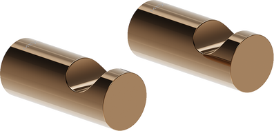 Mexen Loop rankšluosčių kabliukas (2 vnt.), rožinis auksas - 70A71010-60