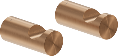 Mexen Loop rankšluosčių kabliukai (2 vnt.), šlifuotas varis - 70A71010-65