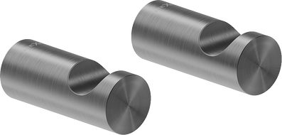 Mexen Loop rankšluosčių kabliukas (2 vnt.), matinė pilka - 70A71010-66