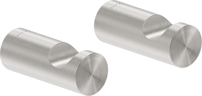 Mexen Loop rankšluosčių kabliukas (2 vnt.), šlifuotas nikelis - 70A71010-97