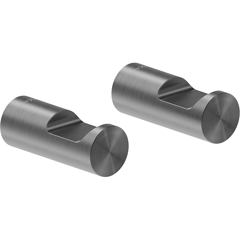 Mexen Loop Rankšluosčių kabliukas (2 vnt.), šlifuotas gun grey - 70A71012-66