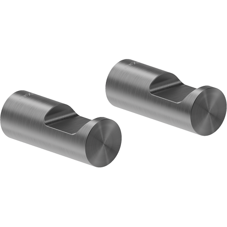 Mexen Loop Rankšluosčių kabliukas (2 vnt.), šlifuotas gun grey - 70A71012-66