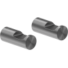 Mexen Loop Rankšluosčių kabliukas (2 vnt.), šlifuotas gun grey - 70A71012-66