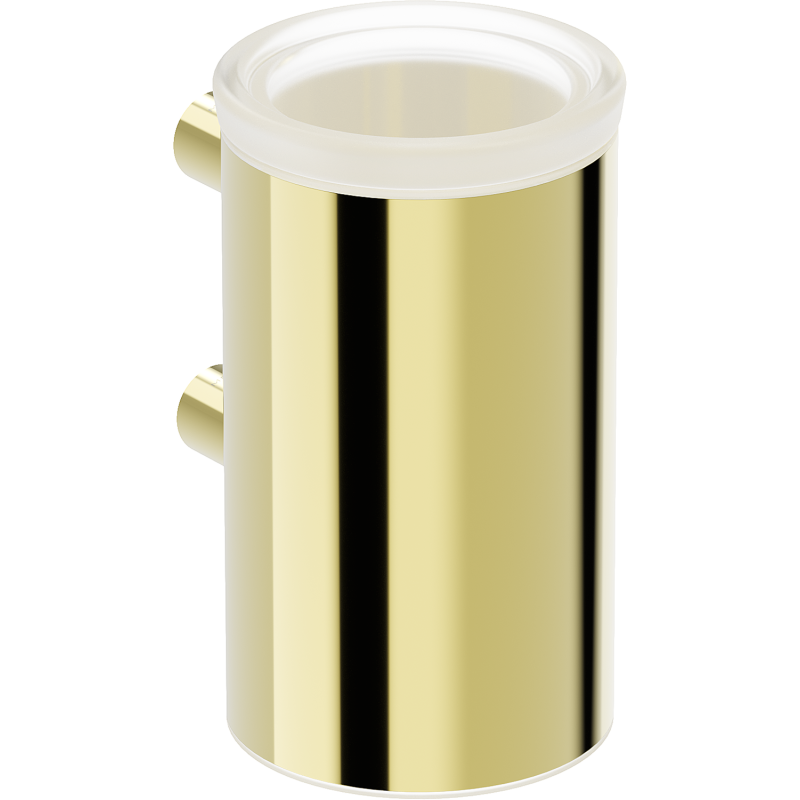 Mexen Loop puodelis dantų šepetėliams, auksinis - 70A71051-50