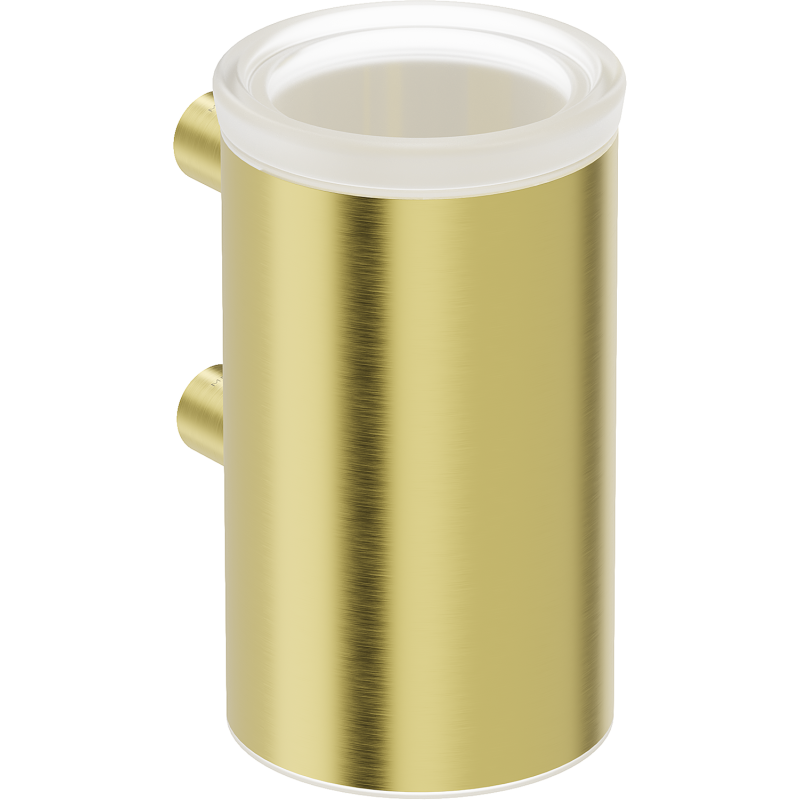 Mexen Loop puodelis dantų šepetėliams, auksinis šepečiuotas - 70A71051-55