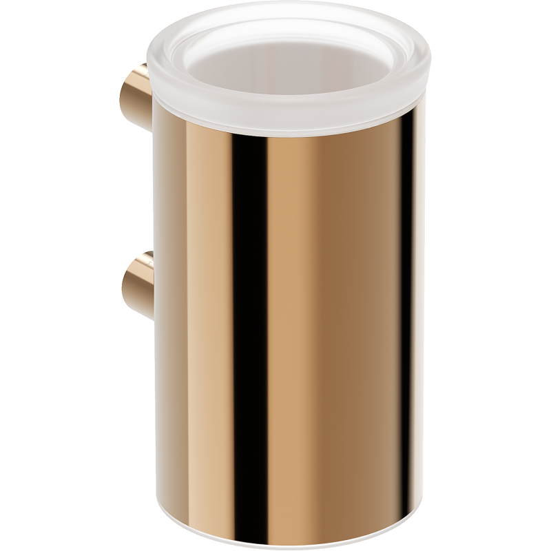 Mexen Loop puodelis dantų šepetėliams, rožinis auksas - 70A71051-60