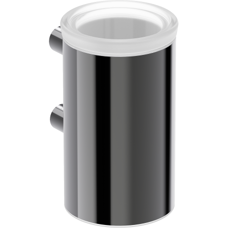 Mexen Loop puodelis šepetukams, juodas chromas - 70A71051-73