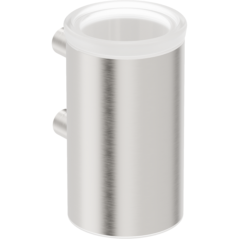 Mexen Loop puodelis dantų šepetėliams, šlifuotas nikelis - 70A71051-97