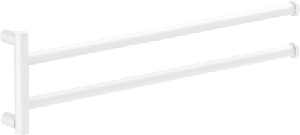 Mexen Loop dvigubas besisukantis rankšluosčių laikiklis, baltas - 70A71049-20