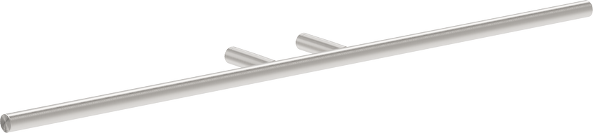 Mexen Loop rankšluosčių laikiklis, šukuotas nikelis - 70A71046-97