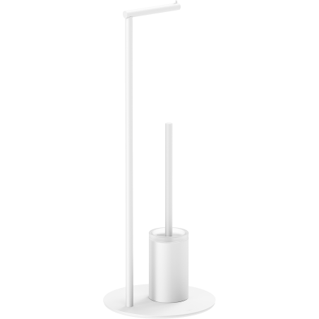 Mexen Loop stovintis tualeto šepetys su popieriaus laikikliu, baltas - 70A71095-20