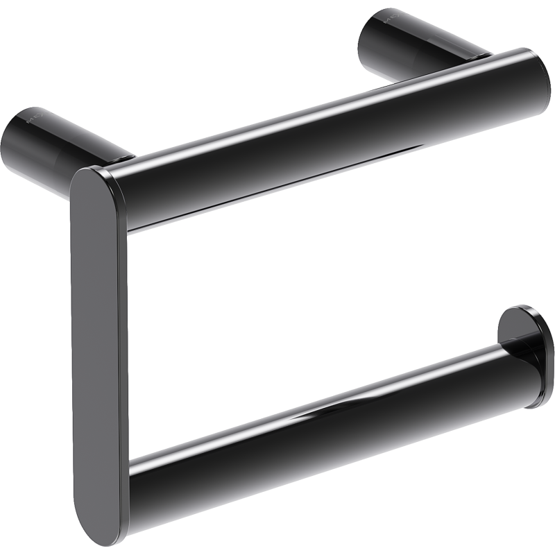 Mexen Loop tualetinio popieriaus laikiklis, juodas chromas - 70A71023-73