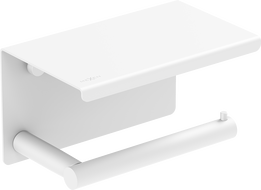Mexen Loop tualetinio popieriaus laikiklis su lentyna, baltas - 70A71022-20
