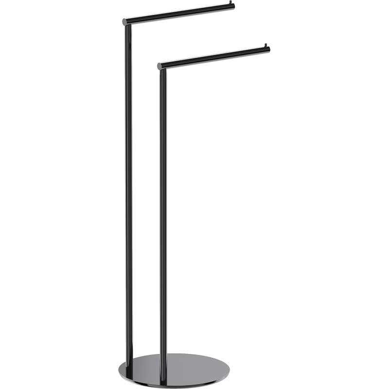 Mexen Loop stovimas rankšluosčių kabykla, juodas chromas - 70A71096-73