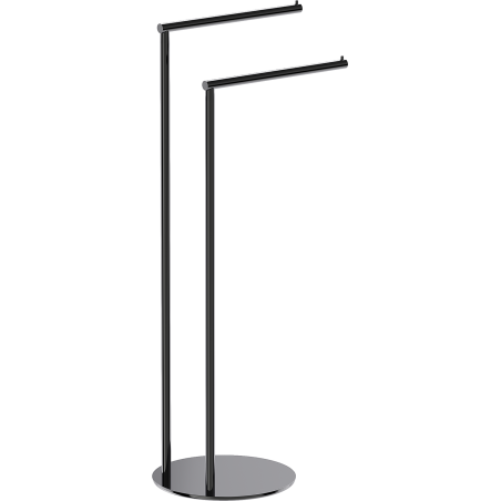 Mexen Loop stovimas rankšluosčių kabykla, juodas chromas - 70A71096-73