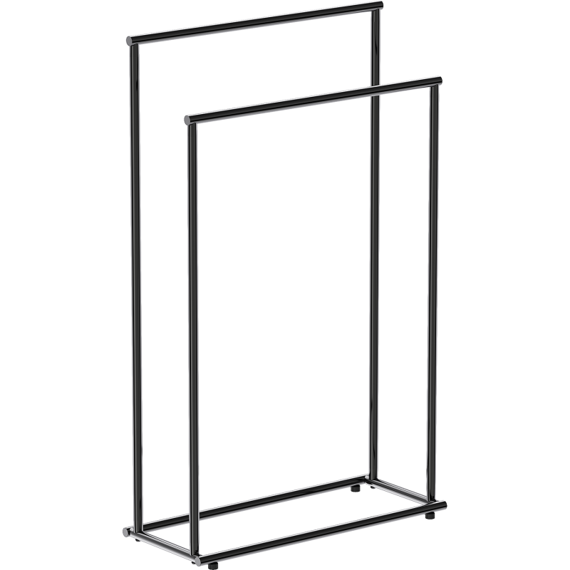 Mexen Loop stovas rankšluosčių kabliams, juodas chromas - 70A71098-73