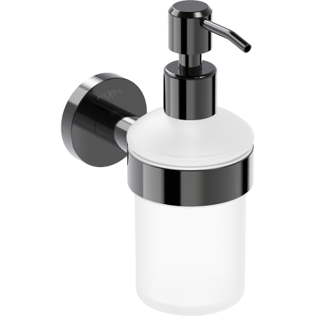Mexen Ovio muilo dozatorius, juodas chromas - 70A19558-73