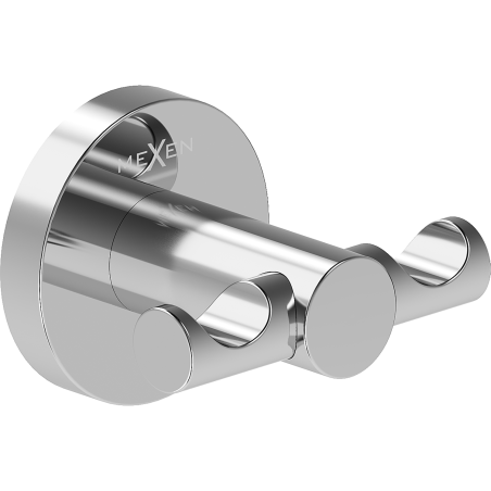 Mexen Ovio dvigubas rankšluosčių kabliukas, chromas - 70A19512-00