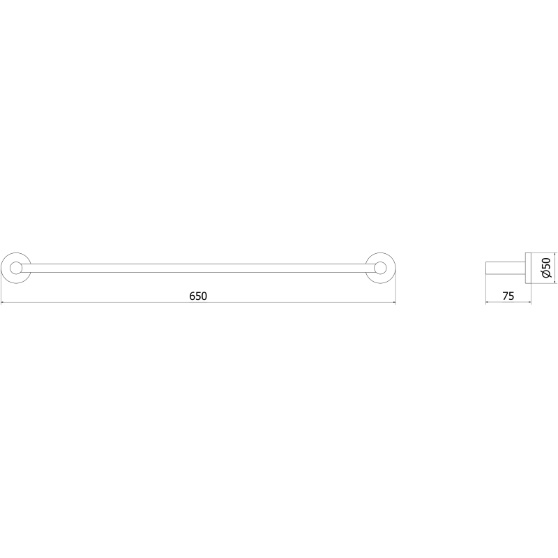 Mexen Ovio rankšluosčių laikiklis, šlifuotas nikelis - 70A19545-97