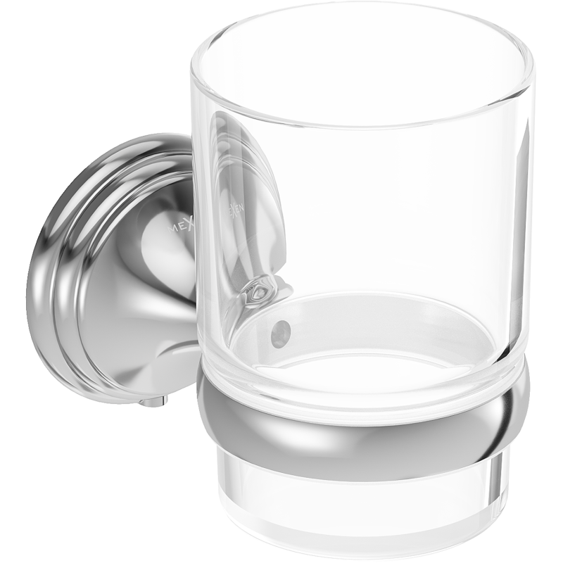 Mexen Lusso puodelis dantų šepetėliams, chromas - 70A16851-00