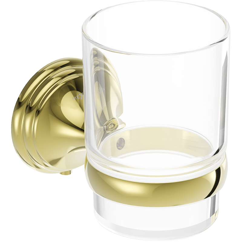 Mexen Lusso puodelis dantų šepetėliams, auksinis - 70A16851-50