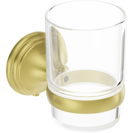 Mexen Lusso puodelis dantų šepetėliui, auksinė šukuota - 70A16851-55