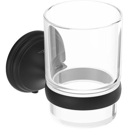 Mexen Lusso dantų šepetėlio puodelis, juodas - 70A16851-70