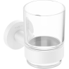 Mexen Ovio dantų šepetėlių puodelis, baltas - 70A19551-20