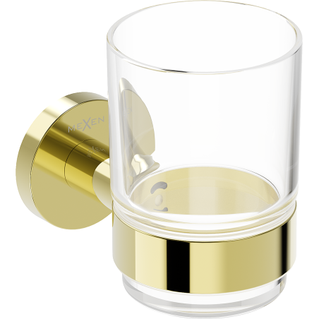 Mexen Ovio puodelis dantų šepetėliams, auksinis - 70A19551-50