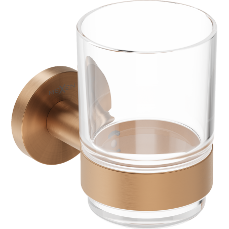 Mexen Ovio puodelis dantų šepetėliams, šlifuotas varis - 70A19551-65