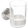 Mexen Ovio puodelis dantų šepetėliams, šlifuotas nikelis - 70A19551-97