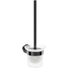 Mexen Ovio tualeto šepetys, juodas chromas - 70A19571-73