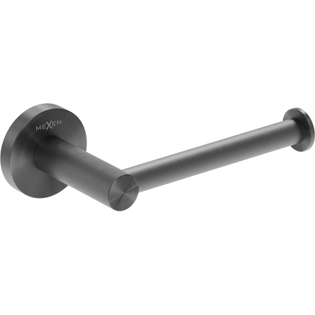 Mexen Ovio tualetinio popieriaus laikiklis, šlifuotos pistoletinės pilka spalvos - 70A19525-66