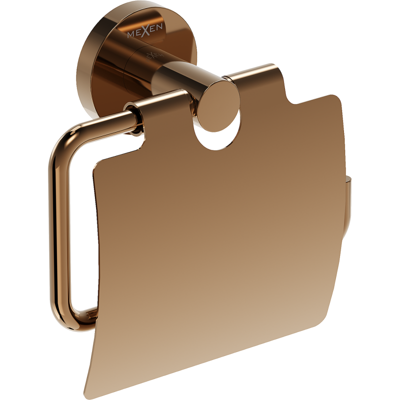 Mexen Ovio tualetinio popieriaus laikiklis, rožinis auksas - 70A19521-60