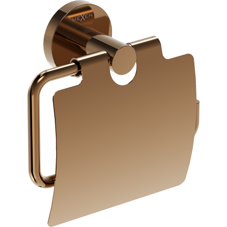 Mexen Ovio tualetinio popieriaus laikiklis, rožinis auksas - 70A19521-60