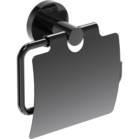 Mexen Ovio tualetinio popieriaus laikiklis, juodas chromas - 70A19521-73