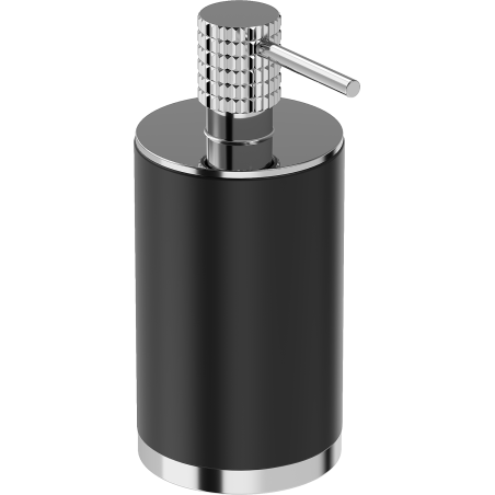 Mexen Triv stovimas muilo dozatorius, juodas/chromas - 70A33059-00B