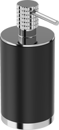 Mexen Triv stovimas muilo dozatorius, juodas/chromas - 70A33059-00B