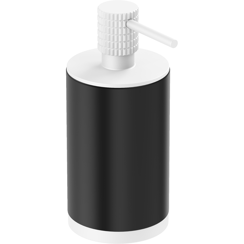 Mexen Triv stovimas muilo dozatorius, juodas/baltas - 70A33059-20B