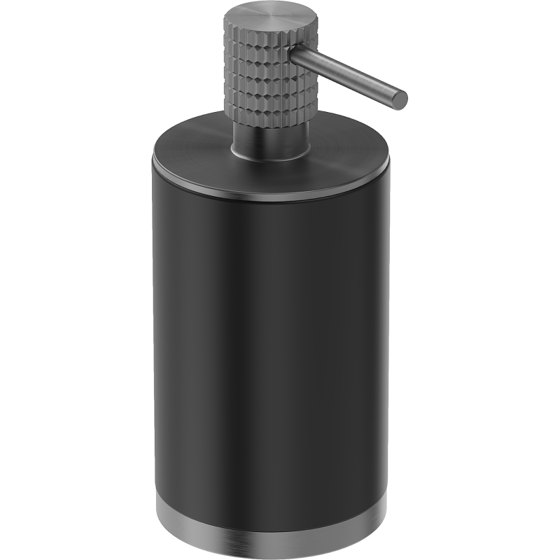 Mexen Triv stovimas muilo dozatorius, juodas/šlifuotas pilkas - 70A33059-66B