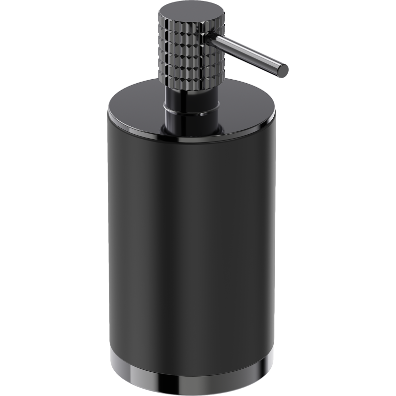 Mexen Triv laisvai stovintis muilo dozatorius, juodas/juodas chromas - 70A33059-73B