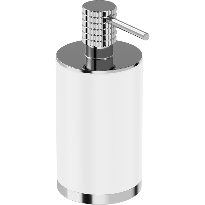 Mexen Triv muilo dozatorius stovimas, baltas/chromas - 70A33059-00W