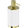 Mexen Triv stovinė muilo dozatorius, baltas/auksinis - 70A33059-50W