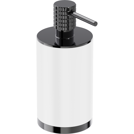 Mexen Triv pastatomas muilo dozatorius, baltas/juodas chromas - 70A33059-73W