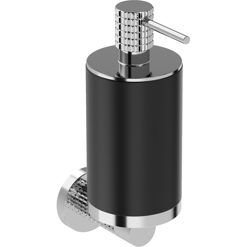 Mexen Triv muilo dozatorius, juodas/chromas - 70A33058-00B