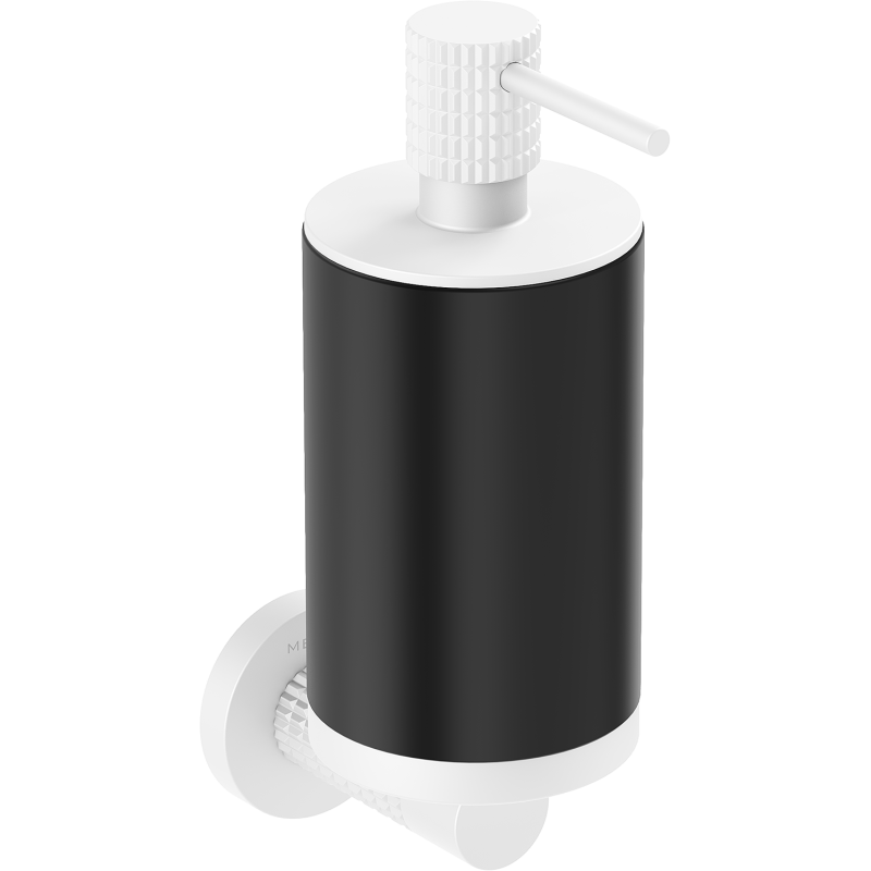 Mexen Triv muilo dozatorius, juodas/baltas - 70A33058-20B