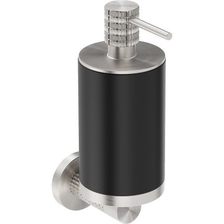 Mexen Triv muilo dozatorius, juodas / šlifuotas nikelis - 70A33058-97B