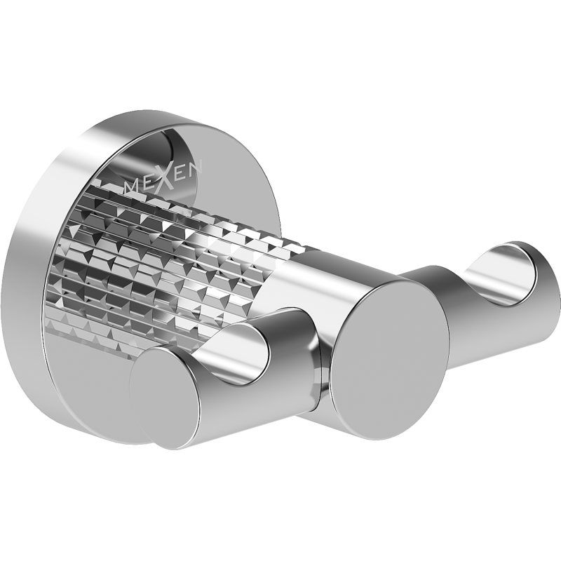 Mexen Triv dvigubas rankšluosčių laikiklis, chromas - 70A33012-00